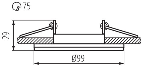 Точечный светильник COLIE 26743 Kanlux