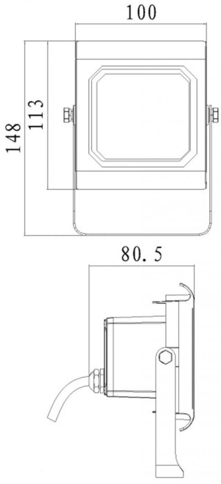 Прожектор уличный Flood 732051 Deko-Light
