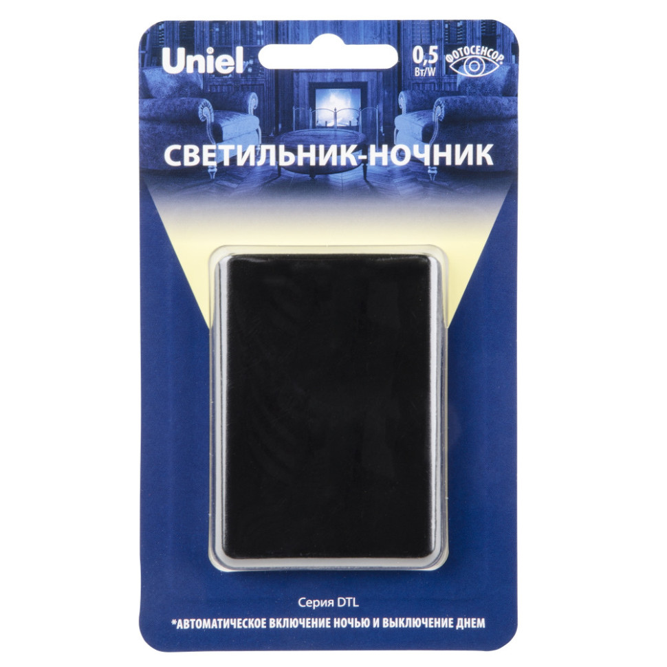 Ночник  DTL-320 Прямоугольник/Black/Sensor Uniel
