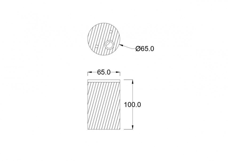 Уличный светильник Maytoni Roll O307CL-01B