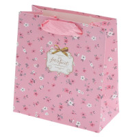 Пакет подарочный XS (бумага 230г/м2, блок микс 12шт), L14 W8 H15 см, 4в.