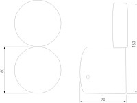 Настенный светильник Brioni 40131/LED золото Elektrostandard