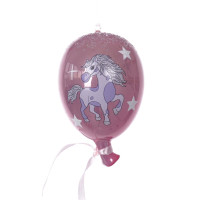 Украшение новогоднее "Воздушный шарик с лошадкой", L7 W7 H11 см