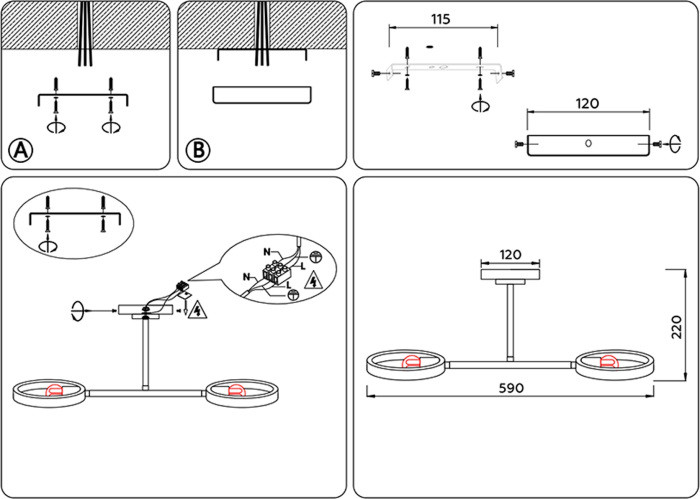 Потолочная люстра TRADITIONAL TR8243 Ambrella