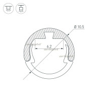 Профиль ROUND 033036 Arlight Профиль ROUND 033036 Arlight