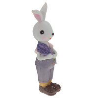 Фигурка декоративная "Заяц", L6,5 W8 H22,5 см, 2в.