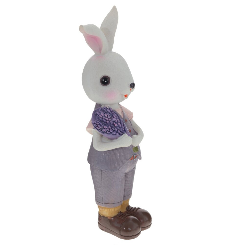 Фигурка декоративная "Заяц", L6,5 W8 H22,5 см, 2в.