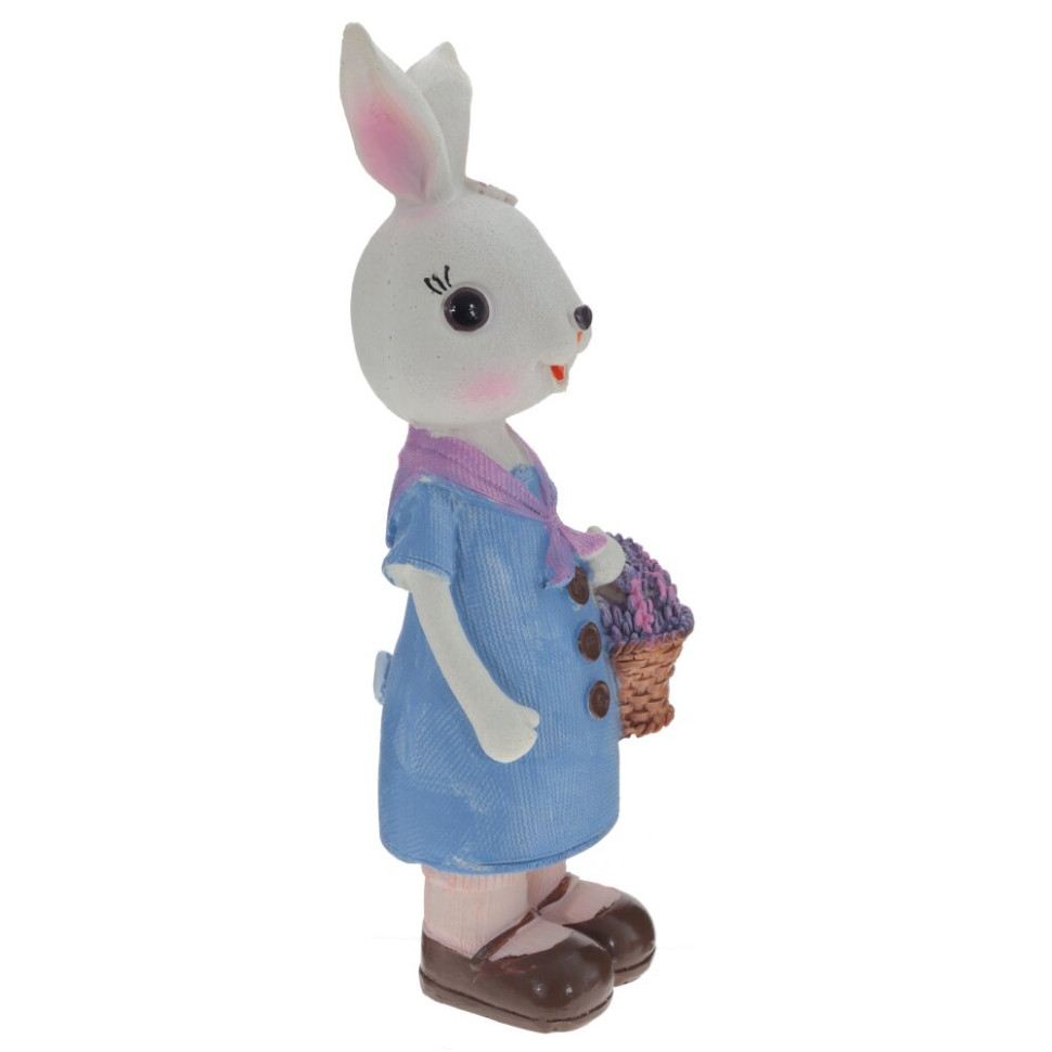 Фигурка декоративная "Заяц", L6,5 W8 H22,5 см, 2в.