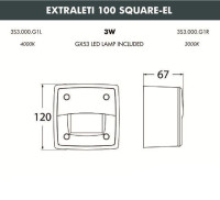 Подсветка для лестниц и ступеней Leti 3S3.000.000.LYG1L Fumagalli