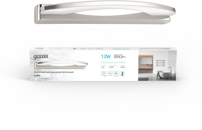 Настенный светильник Lidia BR052 Gauss