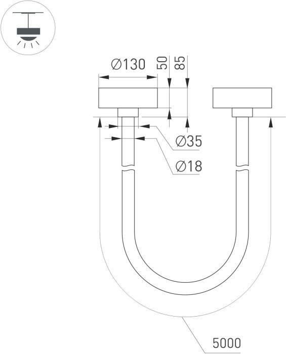 Подвесной светильник TROPIC 043406 Arlight