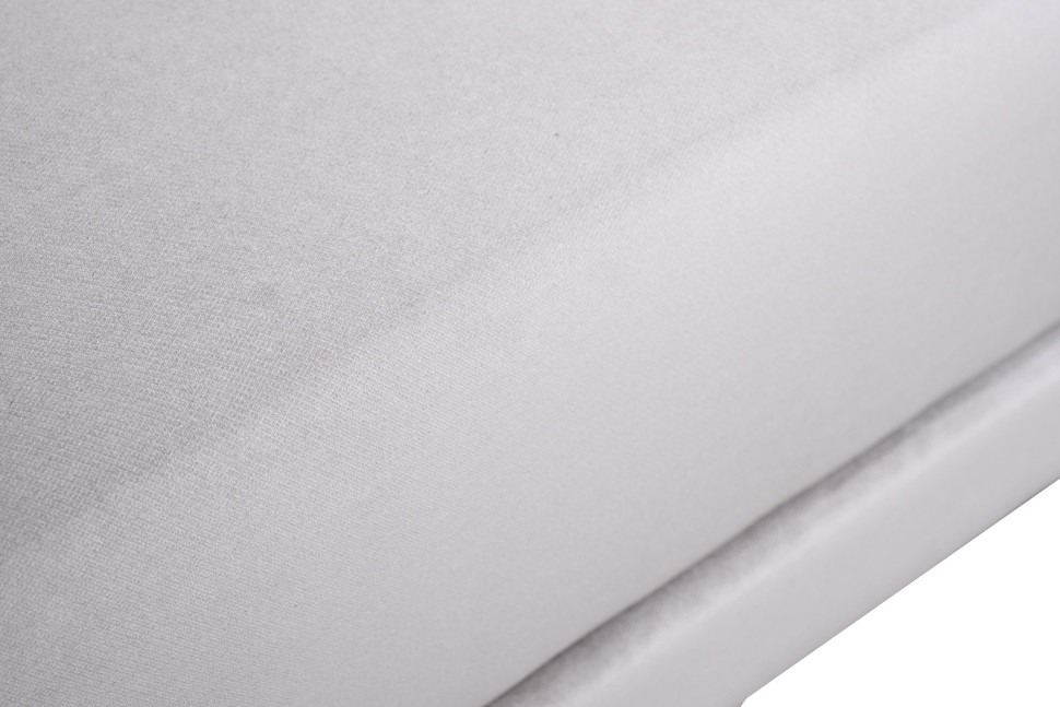 Банкетка Prima на металлических опорах серая