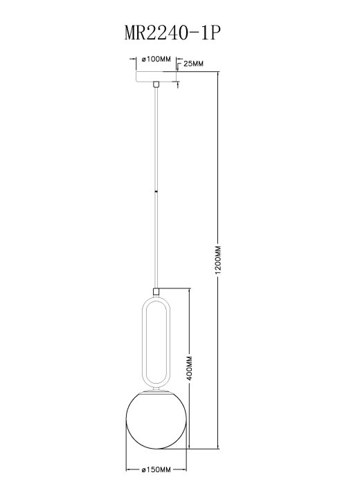Подвесной светильник Pierre MR2240-1P MyFar