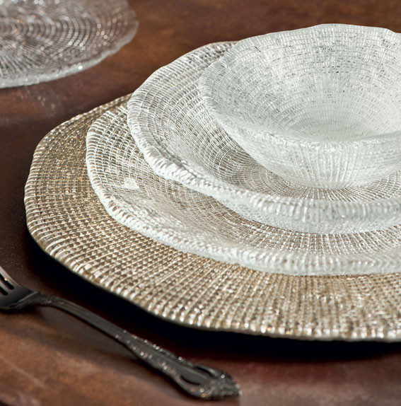 Салатник 33см."Diamante" прозрачный