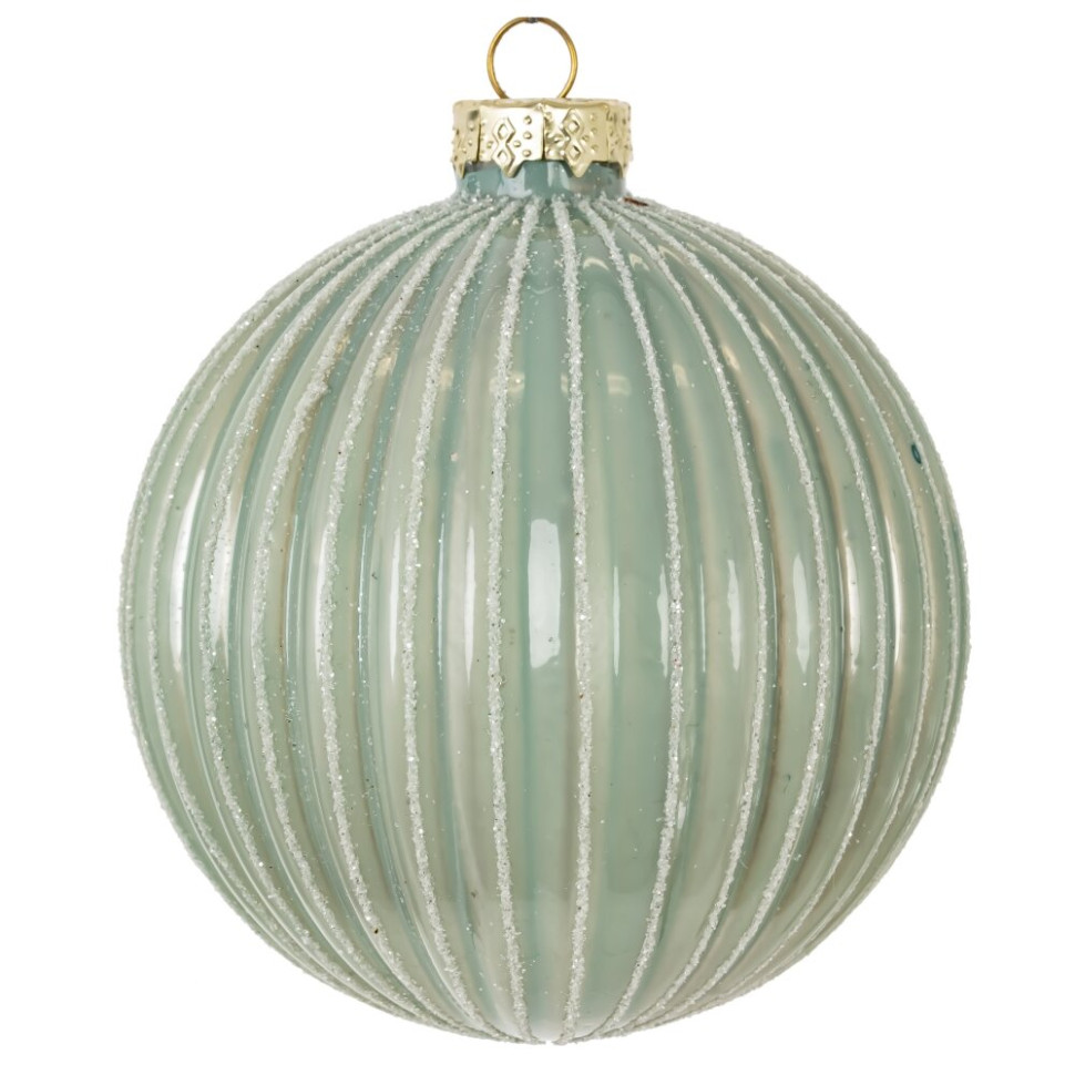 Украшение новогоднее "Шар", D 10 см, L10 W10 H12 см