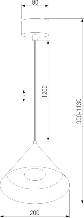 Подвесной светильник Conus 50316 LED Elektrostandard