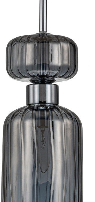 Подвесной светильник Gloss 1141/1S Chrome/Smoke Escada