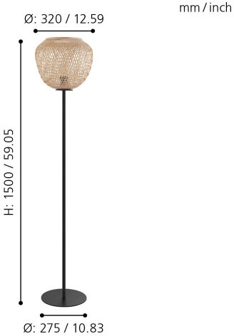 Торшер Dembleby 43264 Eglo