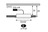 Точечный светильник  93574 Paulmann