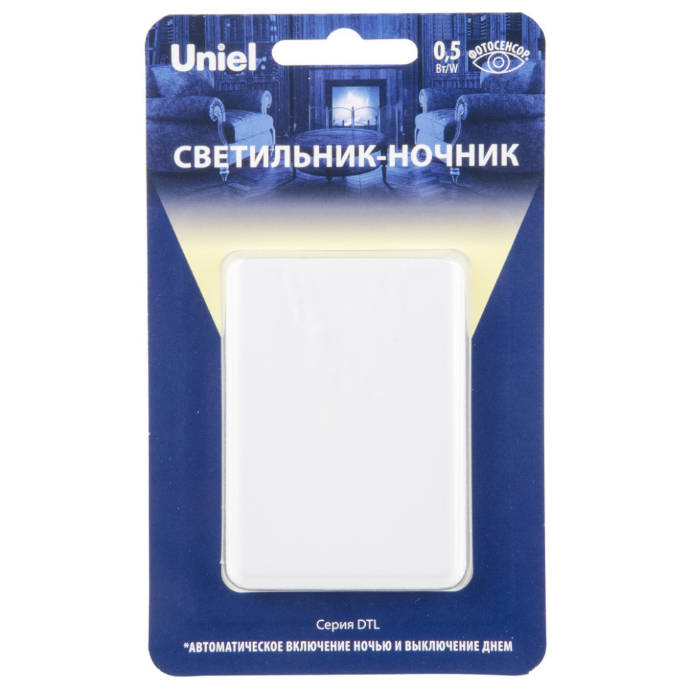 Ночник  DTL-320 Прямоугольник/White/Sensor Uniel