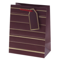 Пакет подарочный S (бумага 210г/м2, блок 12шт), L18 W10 H23 см, 10в.