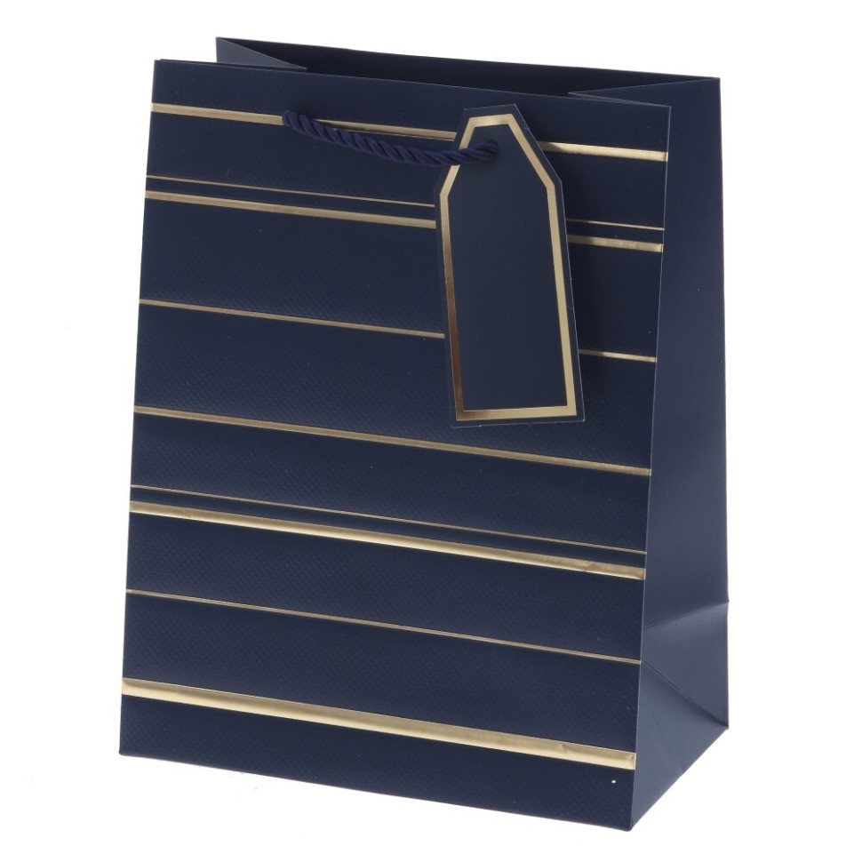 Пакет подарочный S (бумага 210г/м2, блок 12шт), L18 W10 H23 см, 10в.