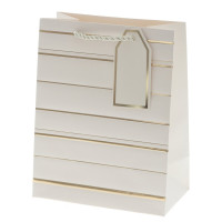 Пакет подарочный S (бумага 210г/м2, блок 12шт), L18 W10 H23 см, 10в.