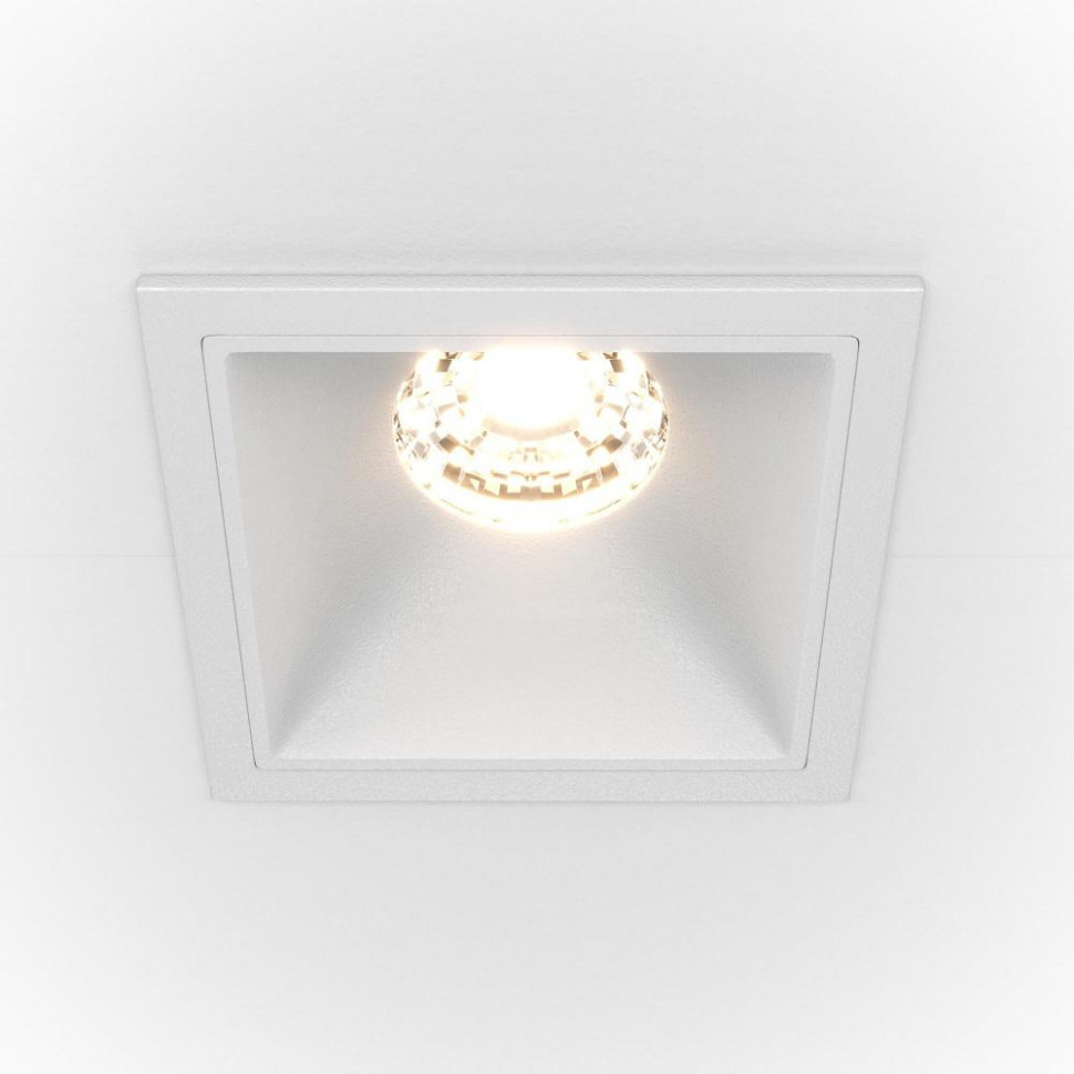 Встраиваемый светильник Maytoni Alfa LED DL043-01-10W3K-D-SQ-W