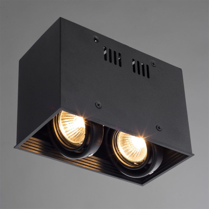 Точечный светильник Cardani Piccolo A5942PL-2BK Arte Lamp