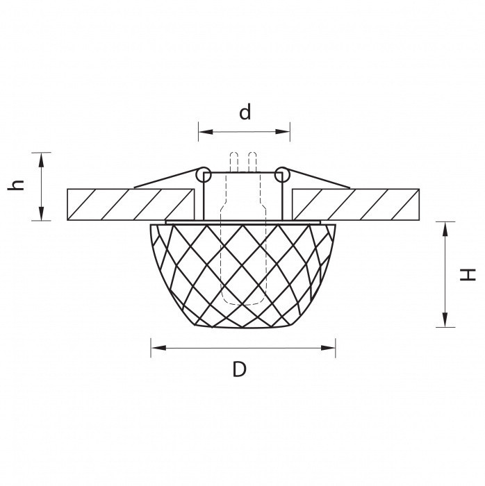 Точечный светильник FASETA 004334 Lightstar