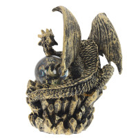 Фигурка декоративная в стекл.шаре "Дракон", D 5 см, L13 W11 H16 см