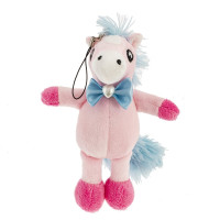 Игрушка набивная "Лошадка", с цепочкой, L10 W10 H14 см, 3в.