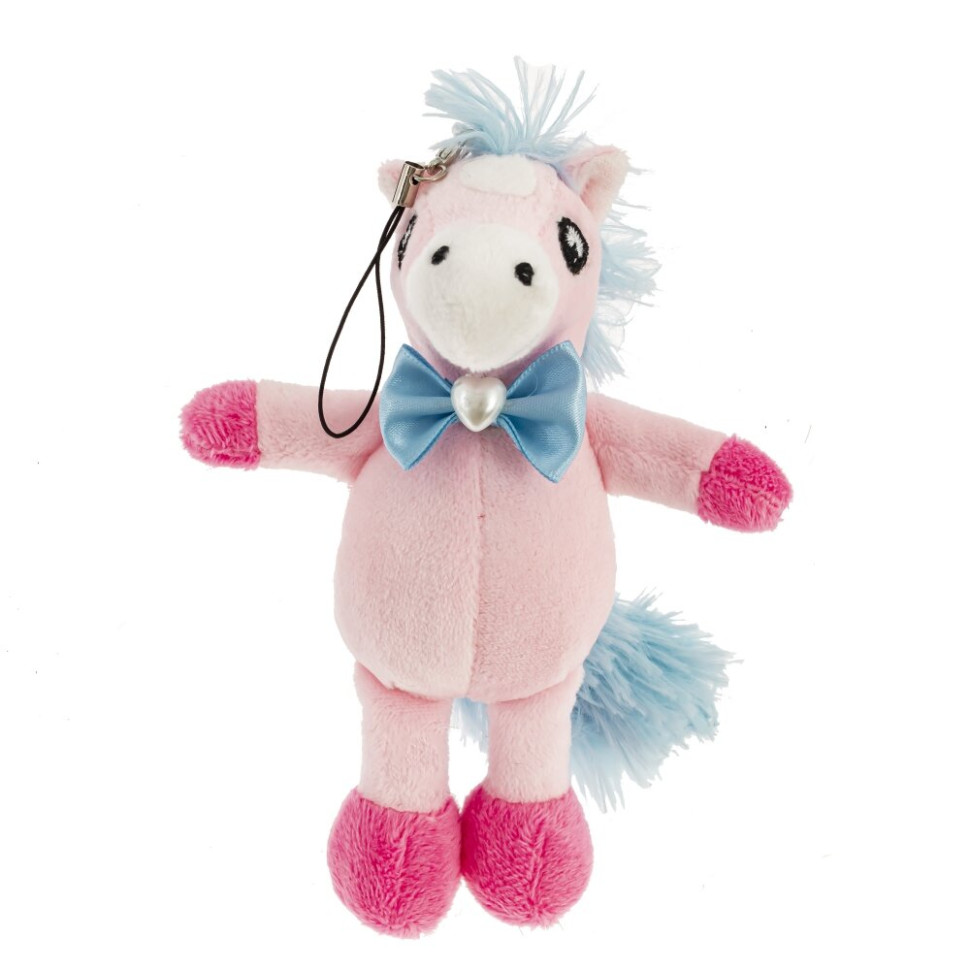 Игрушка набивная "Лошадка", с цепочкой, L10 W10 H14 см, 3в.