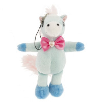 Игрушка набивная "Лошадка", с цепочкой, L10 W10 H14 см, 3в.