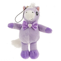 Игрушка набивная "Лошадка", с цепочкой, L10 W10 H14 см, 3в.