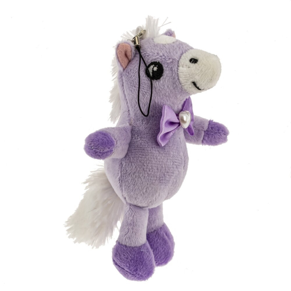 Игрушка набивная "Лошадка", с цепочкой, L10 W10 H14 см, 3в.