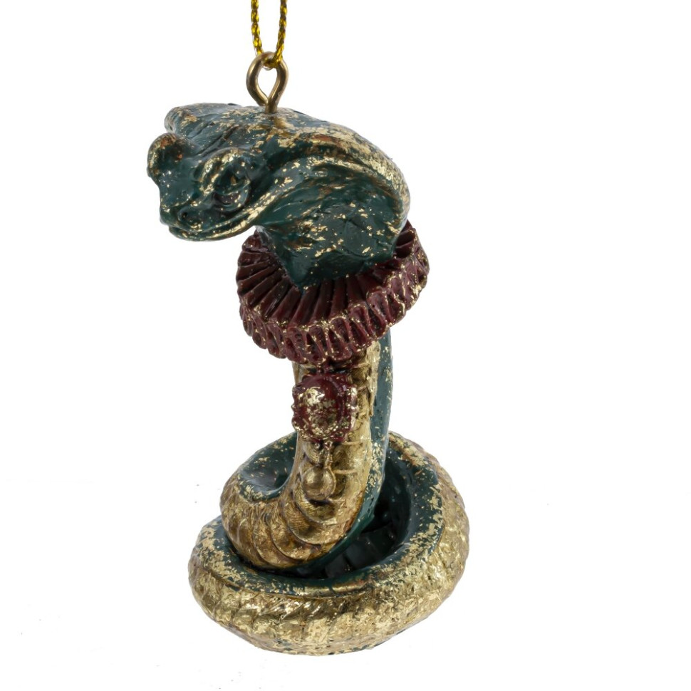 Фигурка декоративная подвесная "Змея", L3,5 W4 H7,5 см, 4в.