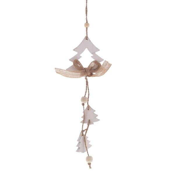 Украшение новогоднее "Елка", L8 W0,5 H25 см, 3в.