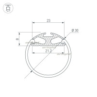 Профиль ROUND 023860 Arlight Профиль ROUND 023860 Arlight