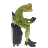 Фигурка декоративная "Лягушка", L6 W8,5 H14 см