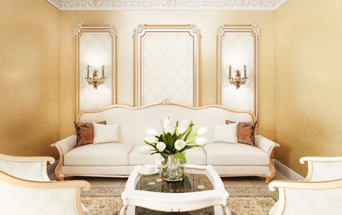 Бра Firenze FIRENZE W1780.2 antique gold Lucia Tucci