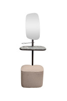 Зеркало с полкой и пуфом Зеркало с полкой и пуфом