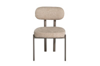 Стул обеденный шенилл бежевый Стул обеденный шенилл бежевый