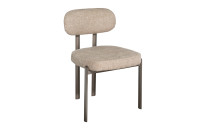 Стул обеденный шенилл бежевый Стул обеденный шенилл бежевый