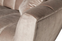 Диван трехместный велюровый серый Диван трехместный велюровый серый