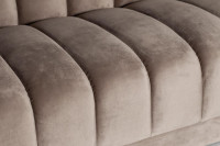 Диван трехместный велюровый серый Диван трехместный велюровый серый