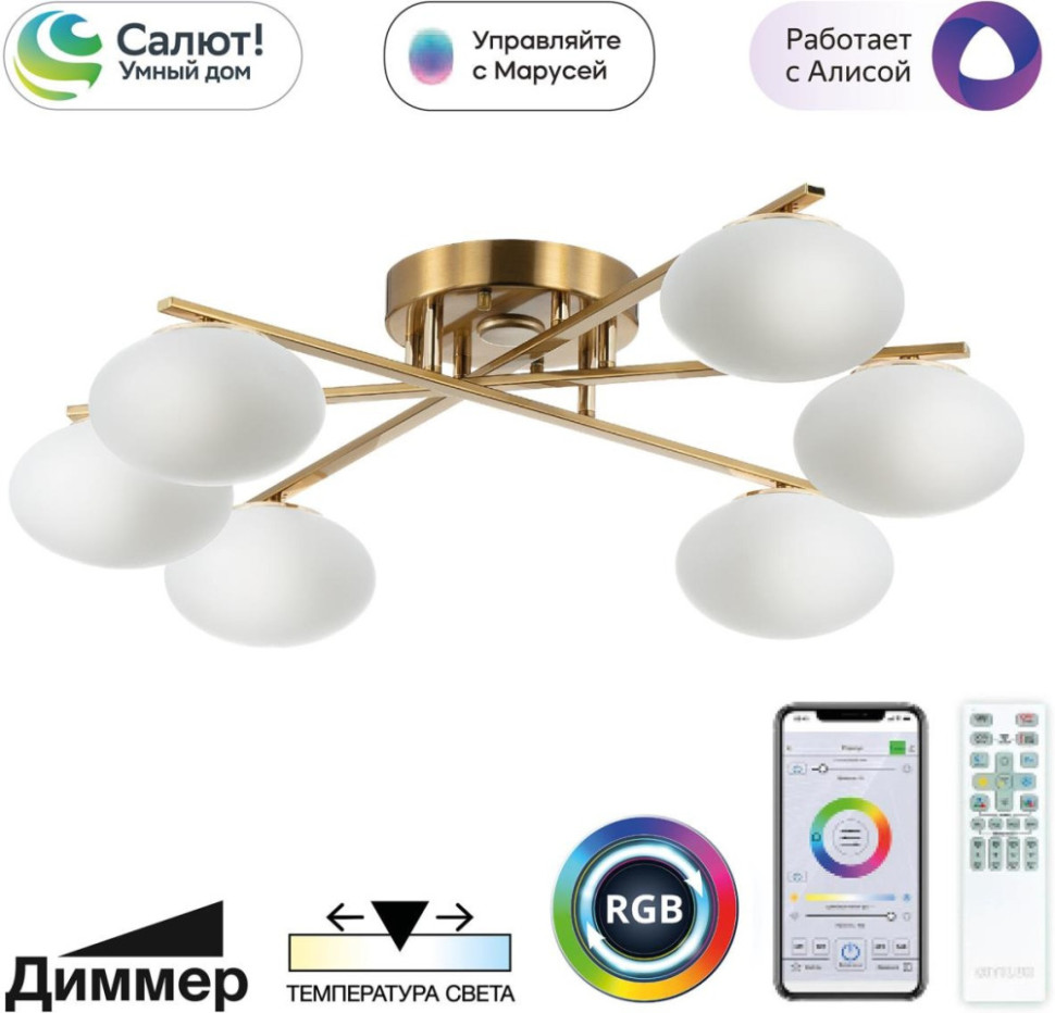 Потолочная люстра Atman Smart CL226A163 Citilux