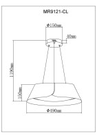 Потолочный светильник Cordelia MR9121-CL MyFar