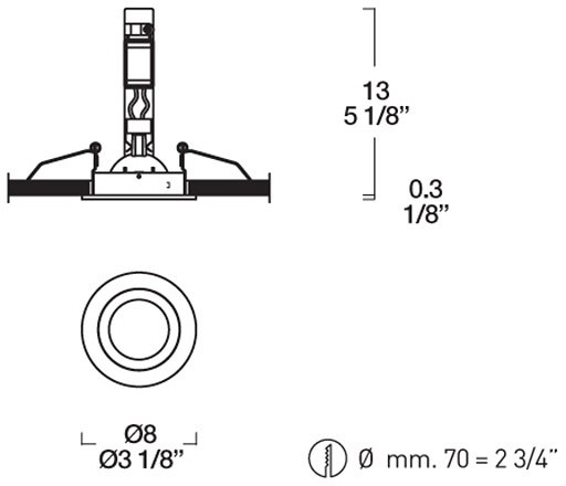 Точечный светильник SD 0001089 Leucos