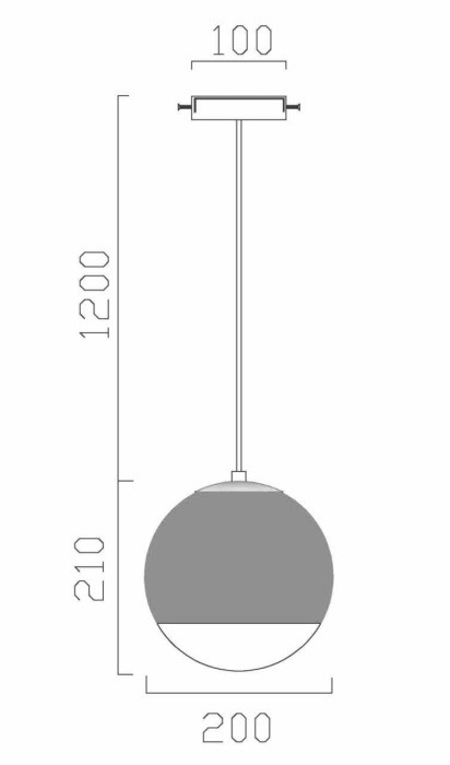 Подвесной светильник Terra VL2151P01 Vele Luce